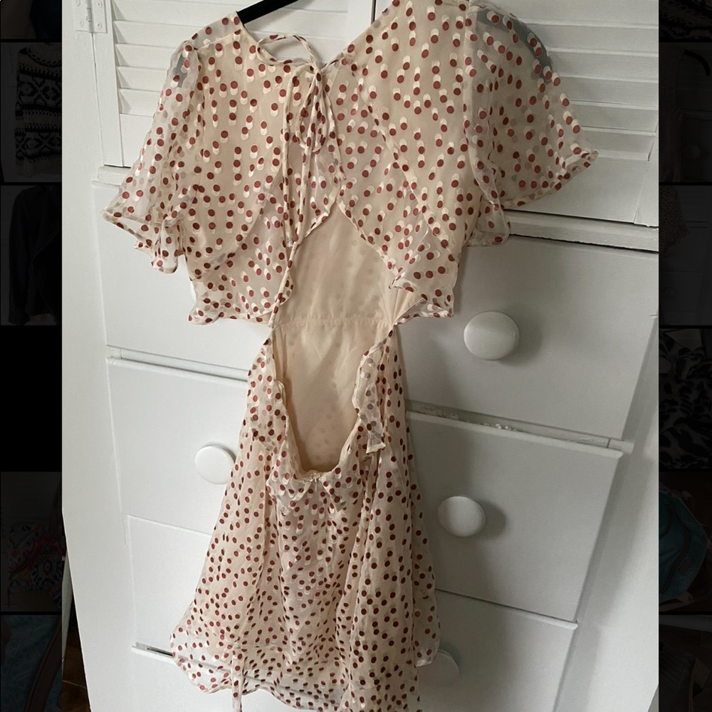 ASTR the label backless dress